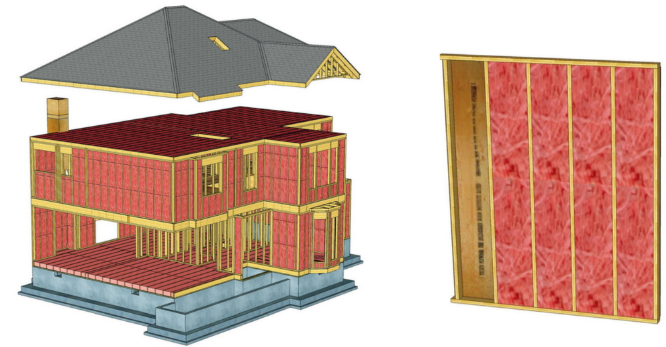 國外的木結構建筑如何做外墻保溫?